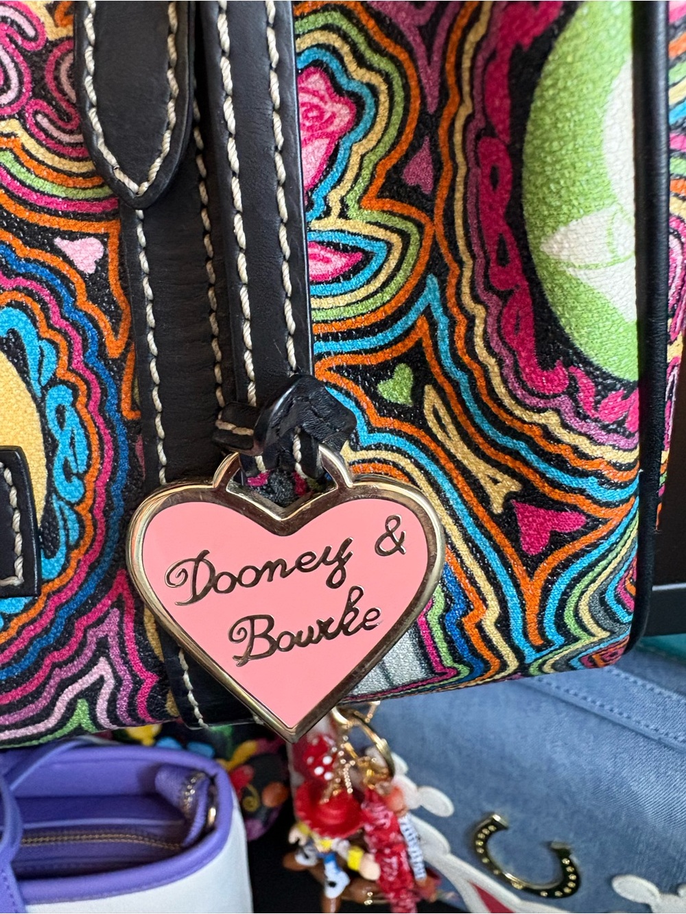 Dooney & Bourke Disney Princess Multicolor Satchel - Picture 3 of 11